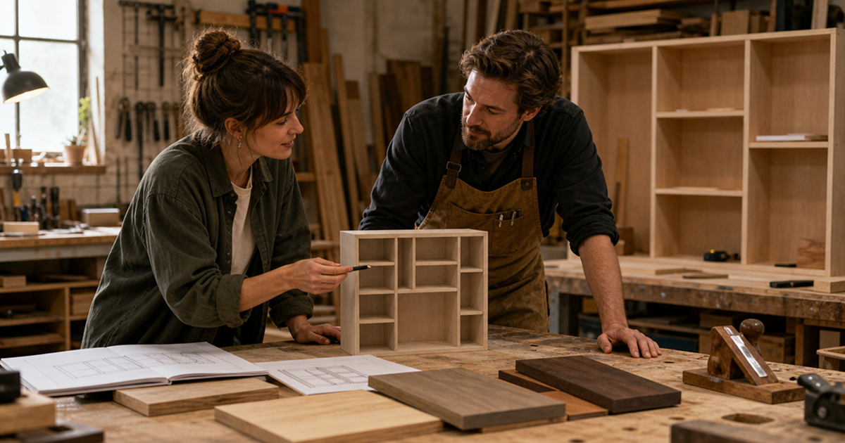 Progettazione e lavorazione artigianale nello studio